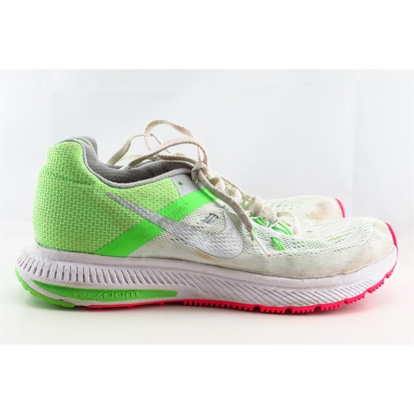Nike Zoom Winflo 2 Running Shoes Off White Fabric Women 6 Medium - Picture 3 of 7